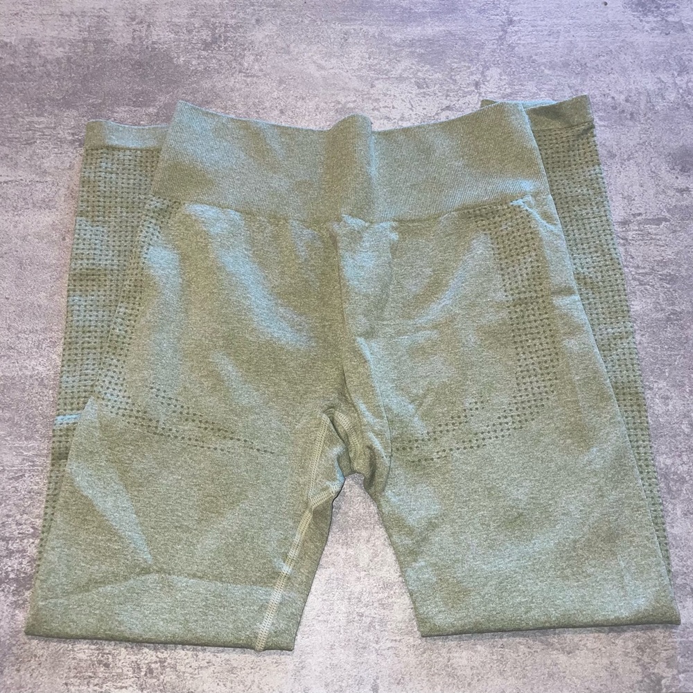 Sage Green Leggings, Size Large